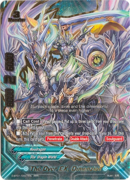 The Over EX Dimenzion (10007) [D-BT01] - Future Card BuddyFight Single