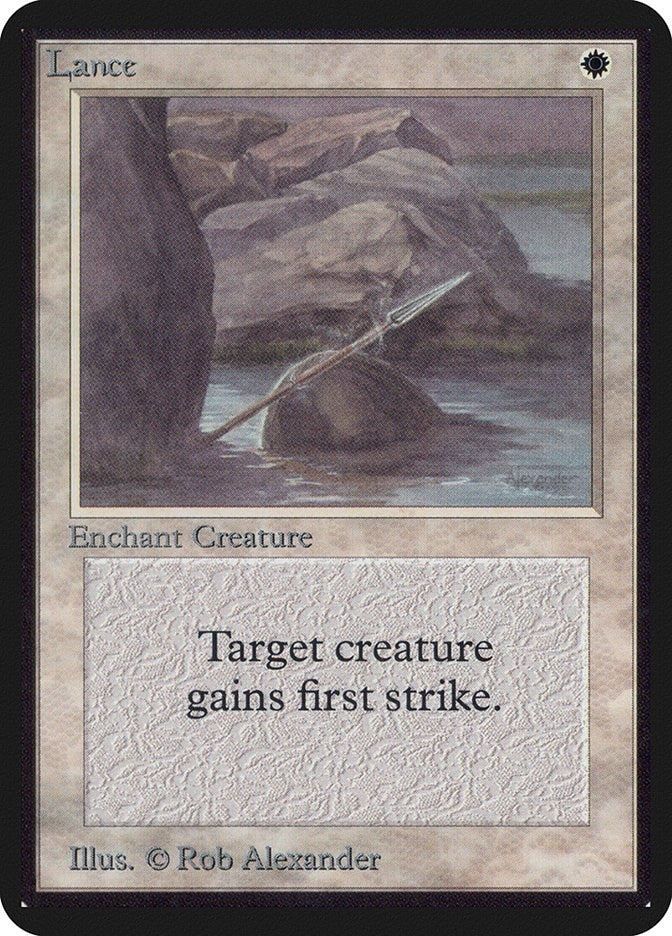 Lance [LEA] - MTG Single