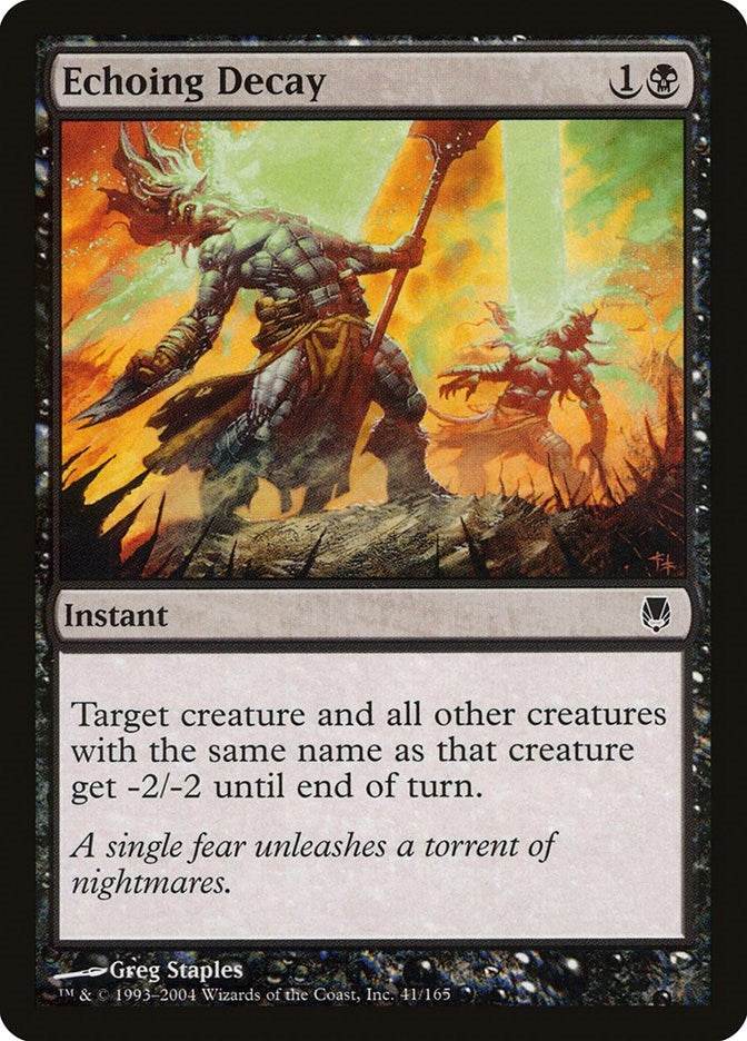 Echoing Decay (41) [DST] - MTG Single