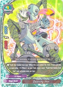 Deceiving Shax (10031) [D-BT01] - Future Card BuddyFight Single