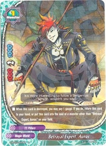 Betrayal Expert Aunas (10033) [D-BT01] - Future Card BuddyFight Single