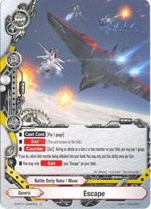 Escape (10080) [D-BT01] - Future Card BuddyFight Single