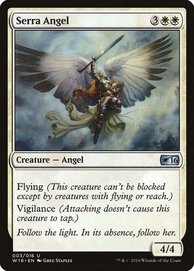 Serra Angel (3) [W16] - MTG Single