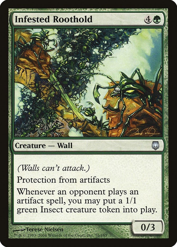 Infested Roothold (76) [DST] - MTG Single