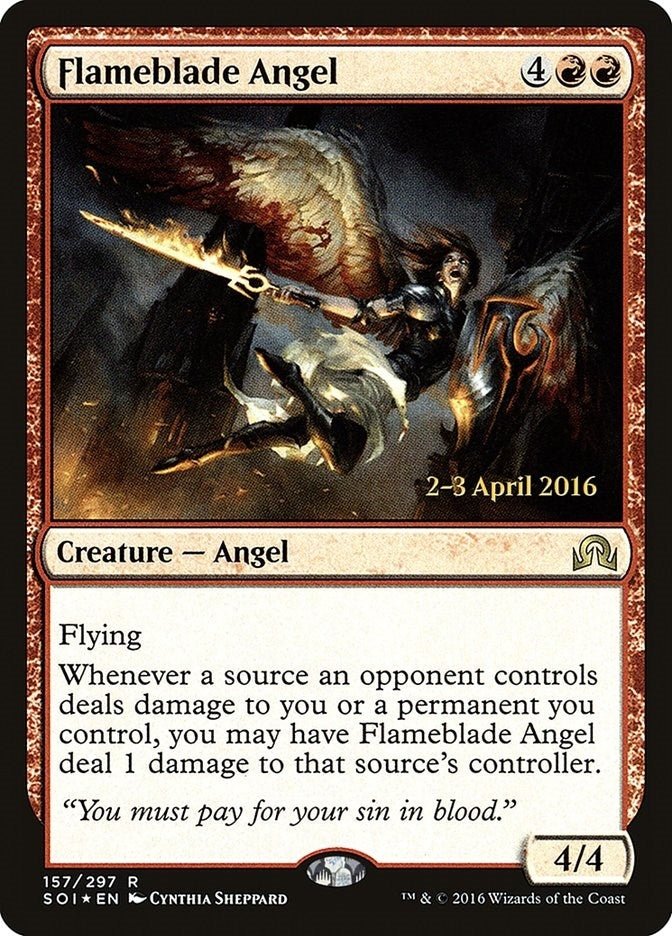 Flameblade Angel (157) [PRE] - MTG Single