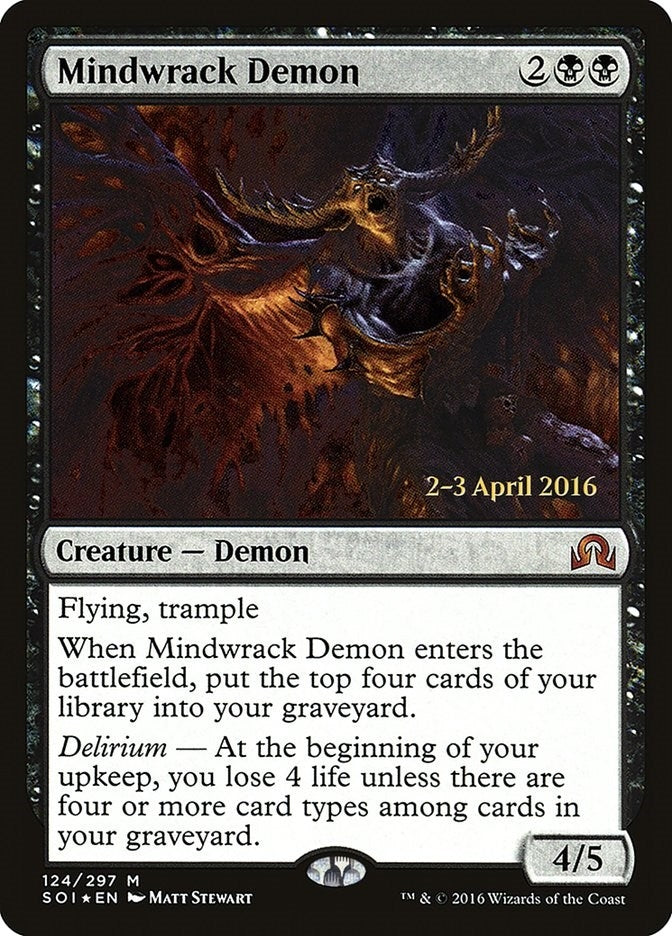 Mindwrack Demon (124) [PRE] - MTG Single