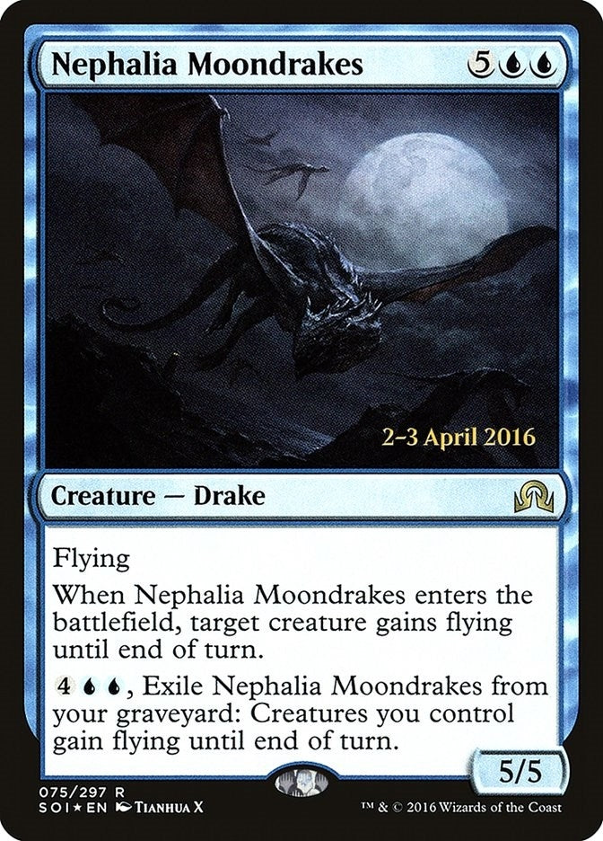 Nephalia Moondrakes (75) [PRE] - MTG Single