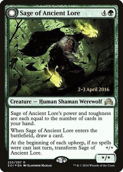 Sage of Ancient Lore (225) [PRE] - MTG Single