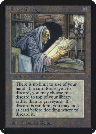 Library of Leng [LEA] - MTG Single