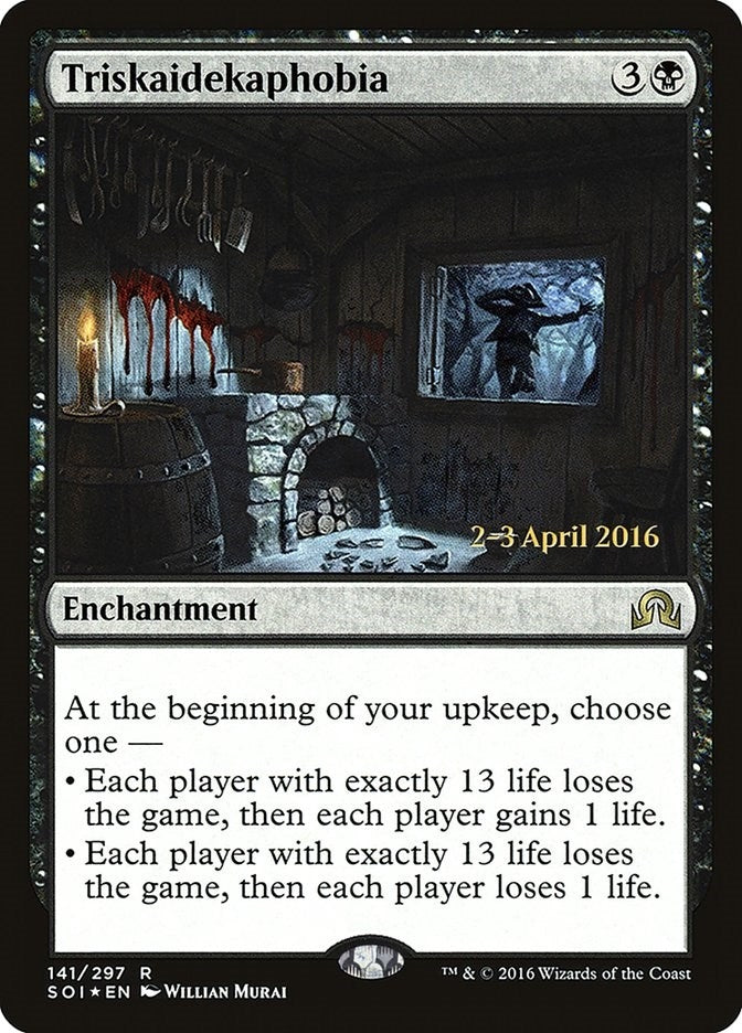 Triskaidekaphobia (141) [PRE] - MTG Single