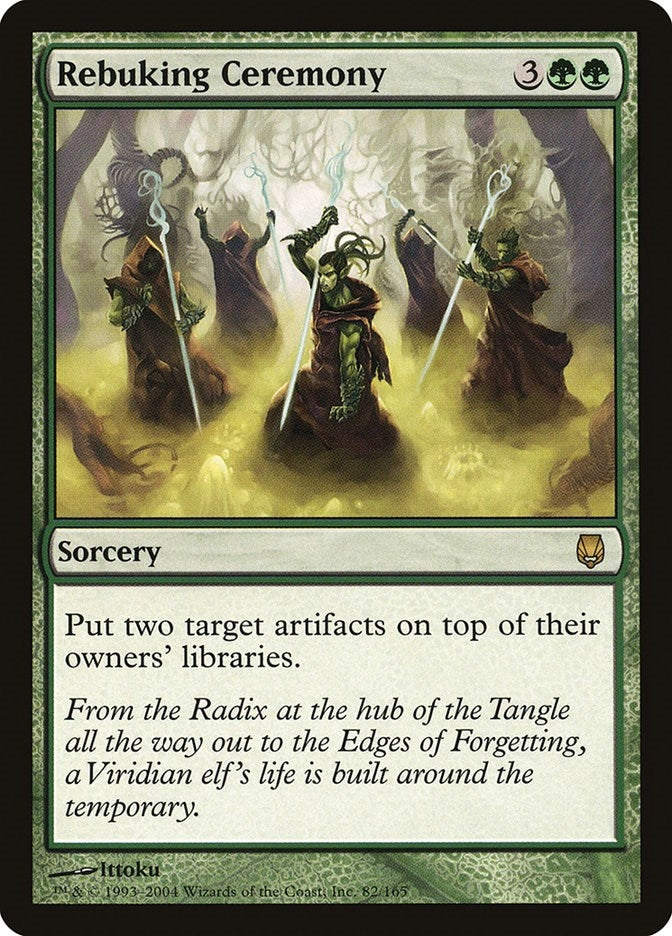 Rebuking Ceremony (82) [DST] - MTG Single