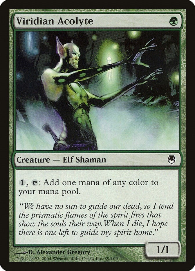 Viridian Acolyte (89) [DST] - MTG Single