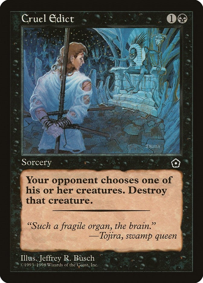 Cruel Edict [P02] - MTG Single