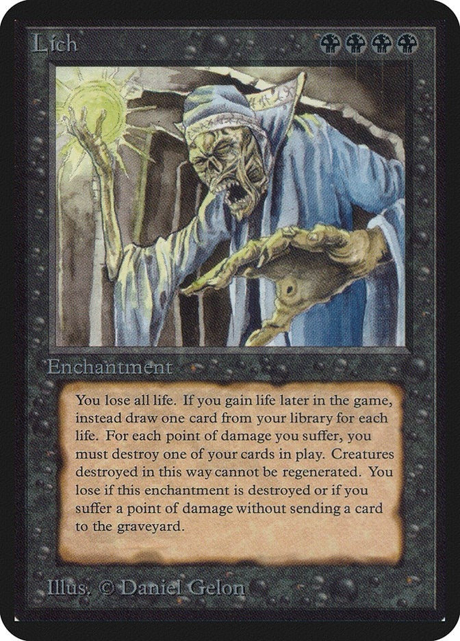 Lich [LEA] - MTG Single