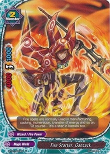 Fire Starter Ganzack (10053) [BT01] - Future Card BuddyFight Single