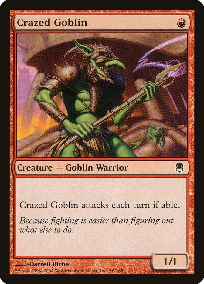 Crazed Goblin (56) [DST] - MTG Single