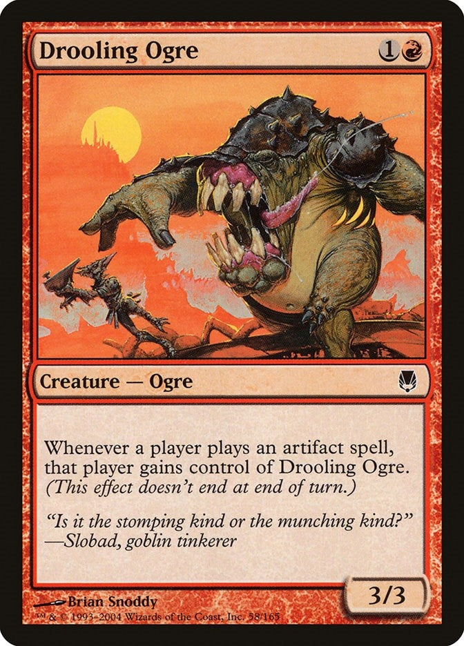Drooling Ogre (58) [DST] - MTG Single