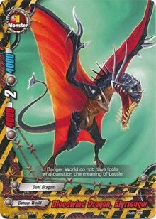 Bloodwind Dragon Elyrseagar (10091) [BT01] - Future Card BuddyFight Single