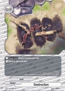 Destruction (10100) [BT01] - Future Card BuddyFight Single
