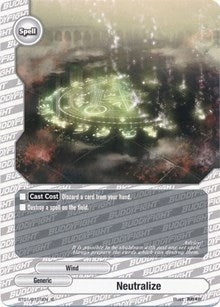 Neutralize (10101) [BT01] - Future Card BuddyFight Single