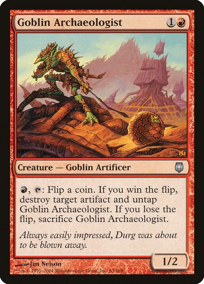 Goblin Archaeologist (63) [DST] - MTG Single