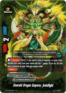 Emerald Dragon Emperor Jedaflight (10022) [PP01] - Future Card BuddyFight Single