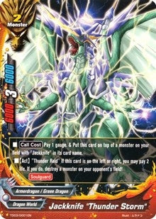 Jackknife ’Thunder Storm’ (10010) [CP01] - Future Card BuddyFight Single