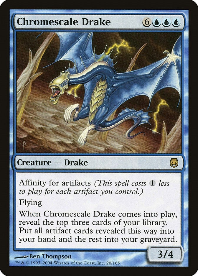 Chromescale Drake (20) [DST] - MTG Single
