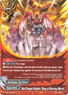Red Dragon Knights ’Song of Burning March’ (10042) [CP01] - Future Card BuddyFight Single