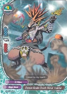 Demon Realm Death Metal Valefar (70004) [TD07] - Future Card BuddyFight Single