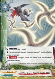 Shooting Cross Knives Right-hand (50011) [TD05] - Future Card BuddyFight Single