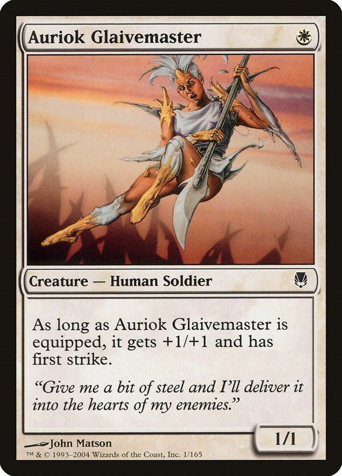 Auriok Glaivemaster (1) [DST] - MTG Single