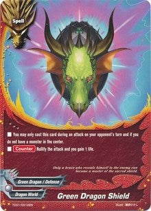 Green Dragon Shield (10012) [TD01] - Future Card BuddyFight Single
