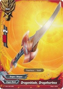 Dragonblade Dragofearless (10014) [TD01] - Future Card BuddyFight Single