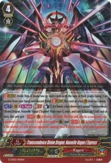 Transcendence Divine Dragon Nouvelle Vague L’Express (RRR Foil) (2001) [G-LD02] - Cardfight Vanguard Single