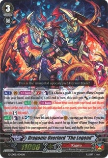 Dragonic Overlord ’The Legend’ (RRR Foil) (2004) [G-LD02] - Cardfight Vanguard Single
