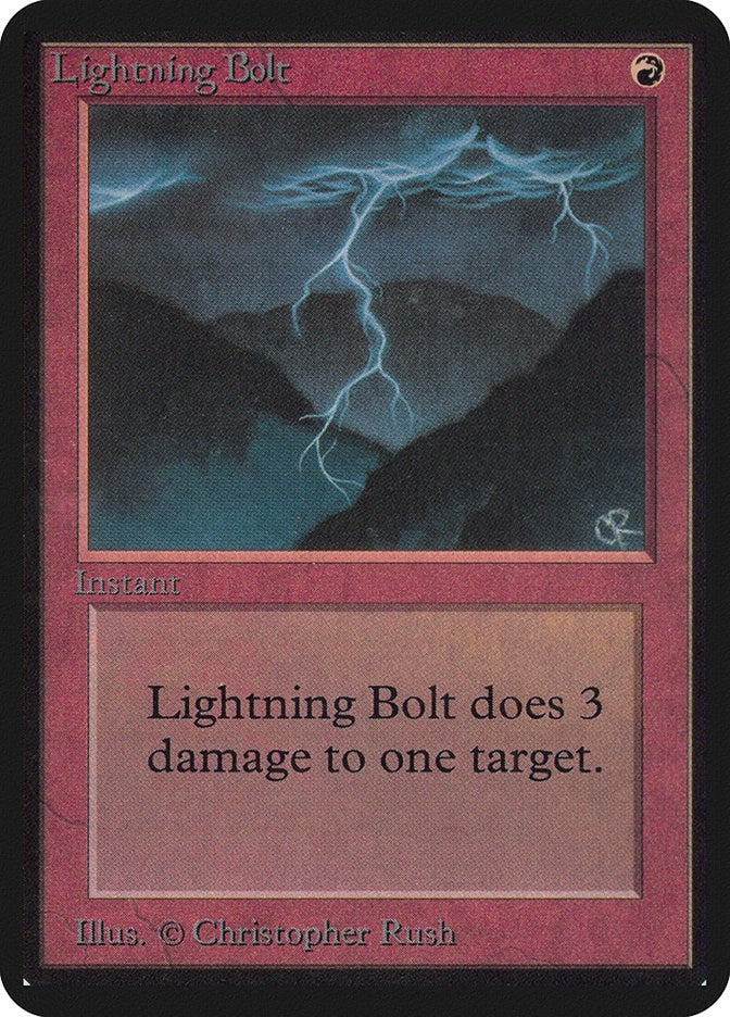 Lightning Bolt [LEA] - MTG Single