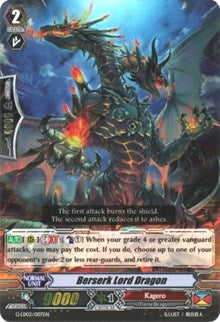 Berserk Lord Dragon (RRR Foil) (2007) [G-LD02] - Cardfight Vanguard Single