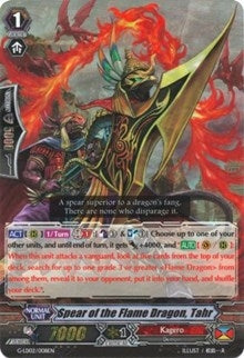 Spear of the Flame Dragon Tahr (RRR Foil) (2008) [G-LD02] - Cardfight Vanguard Single