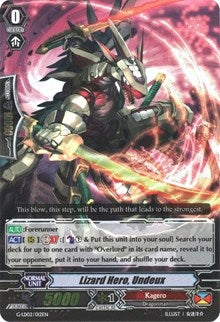 Lizard Hero Undeux (RRR Foil) (2012) [G-LD02] - Cardfight Vanguard Single