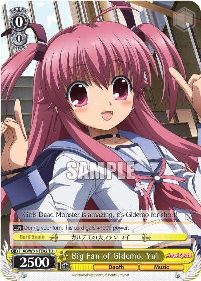 Big Fan of Gldemo Yui (3102) [AB/W31] - Weiss Schwarz Single