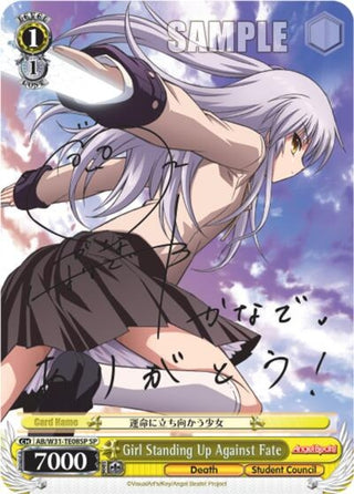 Girl Standing Up Against Fate (SP) (3108) [AB/W31] - Weiss Schwarz Single