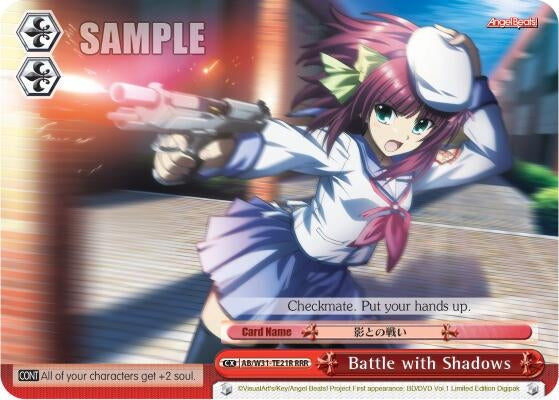 Battle with Shadows (RRR) (3121) [AB/W31] - Weiss Schwarz Single