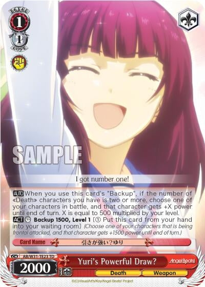 Yuri’s Powerful Draw? (RRR) (3123) [AB/W31] - Weiss Schwarz Single