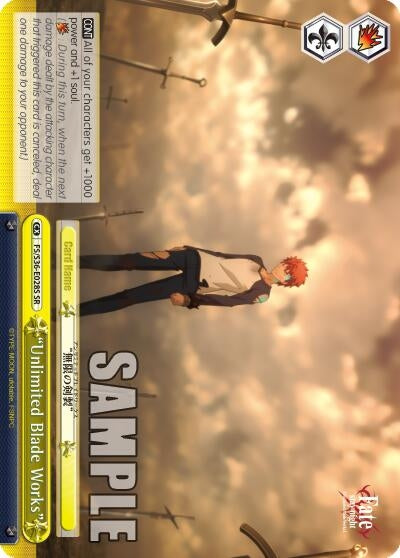 ’Unlimited Blade Works’ (SR) (36028) [FS/S36] - Weiss Schwarz Single