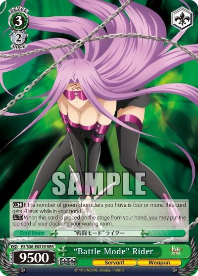 ’Battle Mode’ Rider (RRR) (36031) [FS/S36] - Weiss Schwarz Single