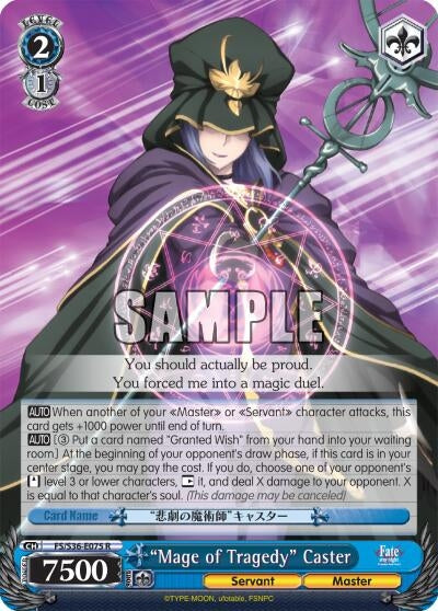’Mage of Tragedy’ Caster (36075) [FS/S36] - Weiss Schwarz Single