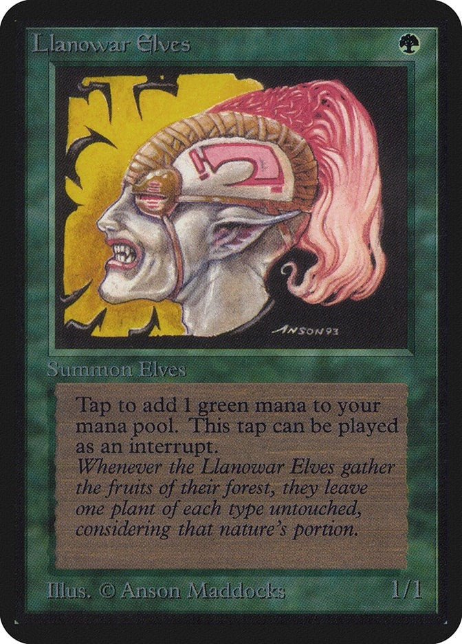 Llanowar Elves [LEA] - MTG Single