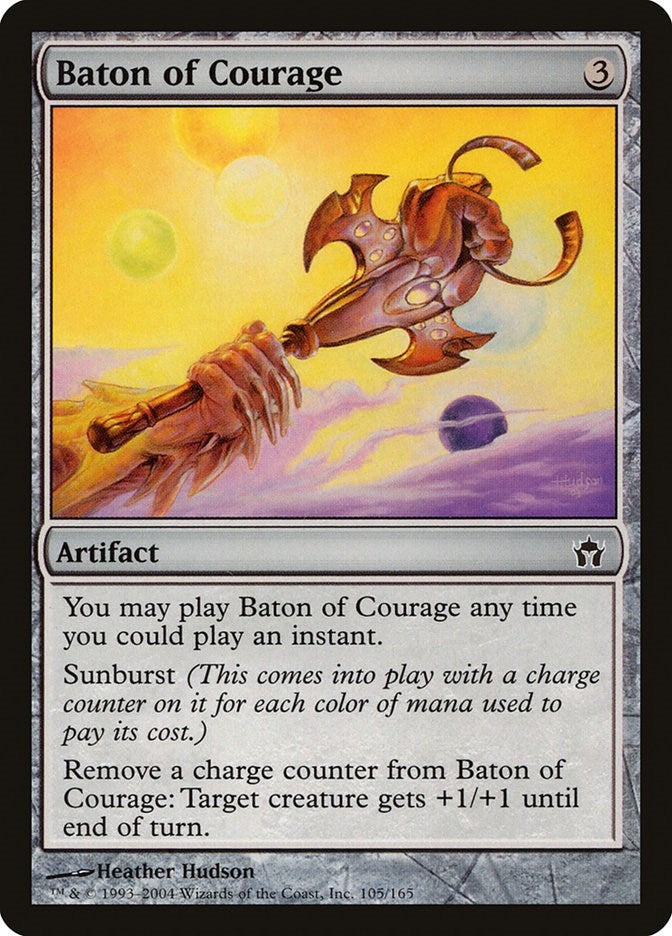 Baton of Courage (105) [5DN] - MTG Single