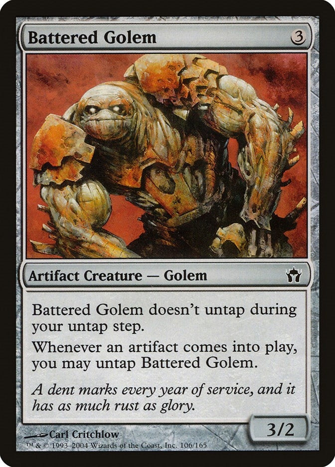 Battered Golem (106) [5DN] - MTG Single